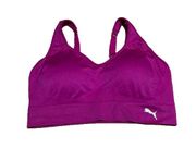 Puma Magenta Sports Bra Women’s Size Large Athletic Workout Bra