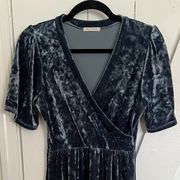 Tea n Rose Velvet Dress Size Small