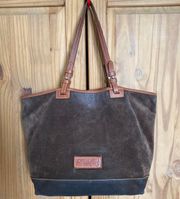 Large Suede Tote