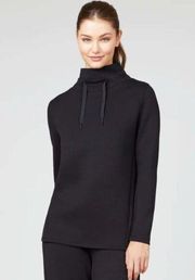 AirEssentials Got-Ya-Covered Pullover Very Black High Neck Turtleneck 1X