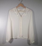 Josephine Chaus Long Sleeve Blouse Size 10