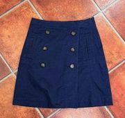 Tory Burch Six Button Skirt