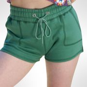 Terry Shorts In Green Size Small