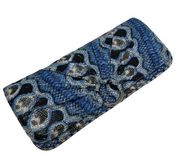 SR SQUARED Sondra Roberts Faux Reptile Snake Envelope Style Wristlet Clutch