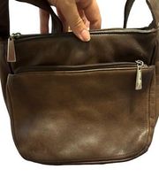 Wilson’s Leather  Brown Crossbody
Handbag Purse Genuine Leather