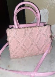 mini pink tote purse 