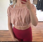 Cute pink top