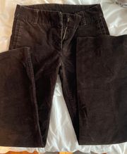 JCrew Low Rise Corduroy Brown Jeans 