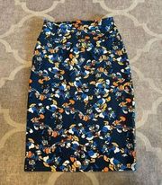 Lularoe Disney Donald Duck Cassie pencil skirt size xs