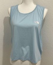 The North Face Blue Cropped Crossback Tank XL