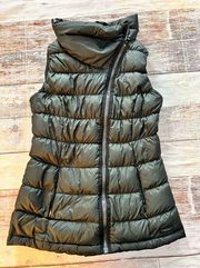 Athleta down puffer black vest size‎ XS