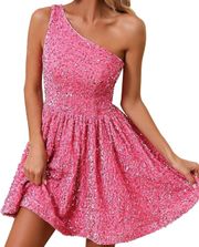 Pink Sequin Dress