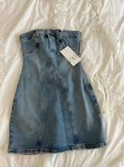 denim dress size xs