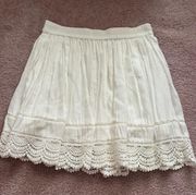 White Skater Skirt