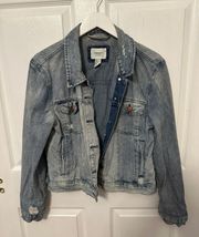 Distressed Denim Jacket