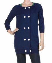 3.1 Phillip Lim navy merino cardigan XS