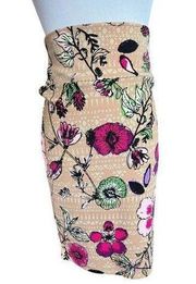 NWT Womens Lularoe Floral Meadows Cassie Pencil Skirt - Sz XS