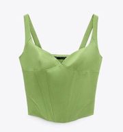 Green Corset Top