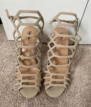 Nude Strappy Heels