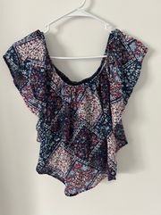 Floral Crop Blouse