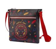 funko marvel black panther zip up messenger bag purse