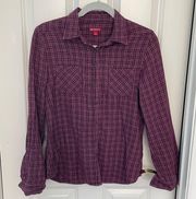 Purple Plaid Flannel