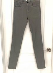 HABITUAL Women's Gray Charcoal Wash Denim Skinny Straight Leg Jeans Size 27