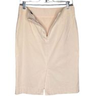 Lands End Skirt Womens 6 Blush Pink Pencil Straight Career Neutral Minimalist