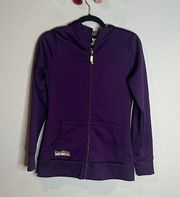 🌺 Burton Dry Ride purple zip up sweatshirt