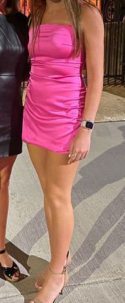 Pink  Mini Dress