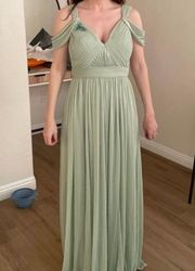 Calla Dusty Sage Maxi Dress