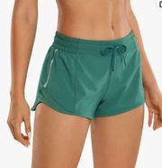 Running Shorts Green Teal Turquoise