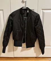 Black Bomber Jacket