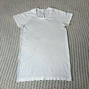 Lululemon White Short Sleeve Swiftly Tech Size 8