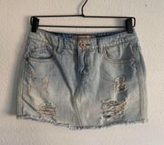 Y2K Denim Mini Skirt