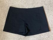 Zara high rise black shorts in size xs