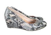 Vionic faux snake print wedge heels women’s size 6.5