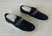 NWT Rebecca Minkoff Nala Shoes Black Chain Details Pull on Womens Size 7.5