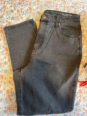 universial thread black 90s straight jeans