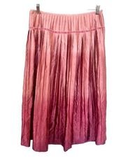 Lafayette 148 pleated midi ombré skirt size 12