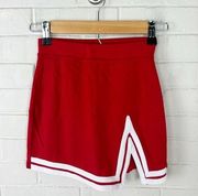 Hollister Red Varsity Cheer Style Skort Size XXS