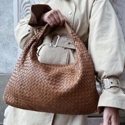 Cole Haan Genevieve Woven Leather Tote Bag