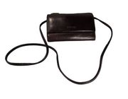 Vintage fossil crossbody wallet clutch brown leather