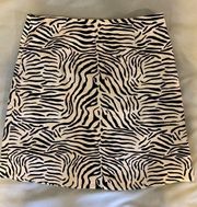 VTG New NWOT Gymboree MOM 8 Mod Zebra 2004 Mini Skirt Vintage Mommy & Me Velvet