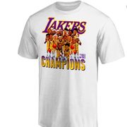 Fanatics  Lakes Tee White Cotton Shirt Unisex NBA Champion 2020 basketball Sz XL