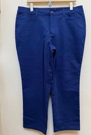 Denim & Co. Slim Straight Lightweight Ankle Pant 16 Petite See Description