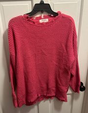 Zenana Pink Sweater 