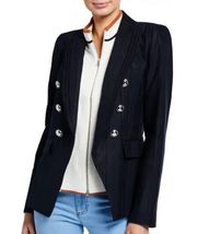 Veronica Beard navy stripped Miller blazer 6