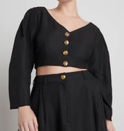 NWT  black top and skirt