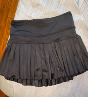 Black Gold  Pleated Skirt